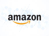 News graphic featuring the logo of Amazon.