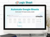 Promotional graphic for Logic Sheet.