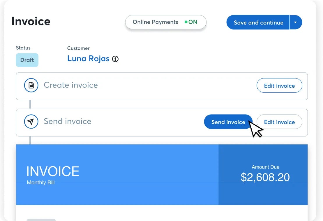 Wave invoice example.