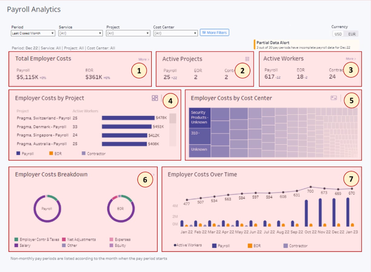 Papayal Global payroll analytics reporting.