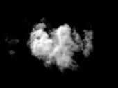 Abstract fog or smoke effect in black background.