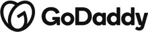 GoDaddy logo.