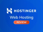 Hostinger review featured graphic.