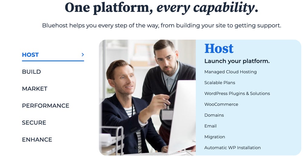 Bluehost advertisement.