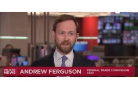 FTC Chair Andrew Ferguson on CNBC.