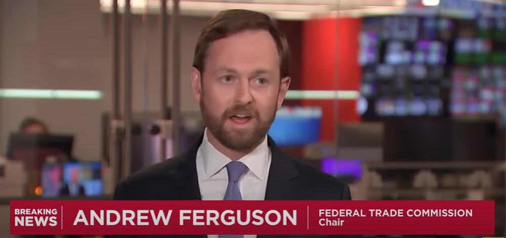 FTC Chair Andrew Ferguson on CNBC.