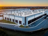 Exterior view of Amazon data center.