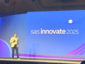 SAS CTO Bryan Harris during his keynote at SAS Innovate in Orlando, Florida.