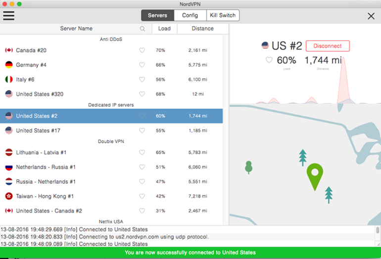 NordVPN wins as our top VPN choice
