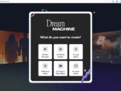 A screenshot from a fraudulent website posing as an AI video service designed to lure visitors into downloading malware.