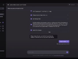 Screenshot of Google Jules demo video.