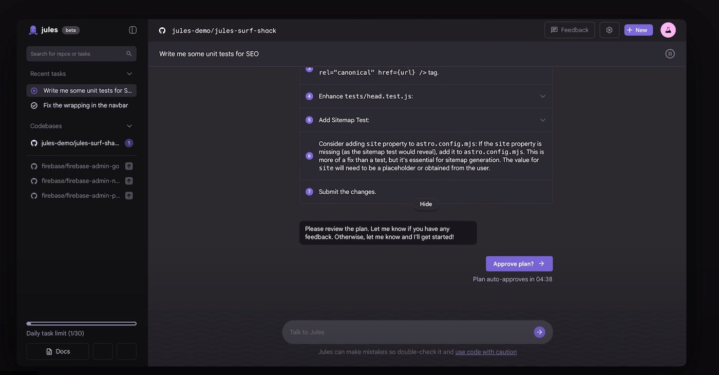 Google’s Jules AI Coding Agent Can Assist – But Does Not Replace – Developers