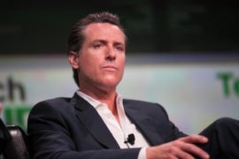 California Governor Gavin Newsom.