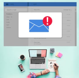 Message Inbox Notification Icon Concept