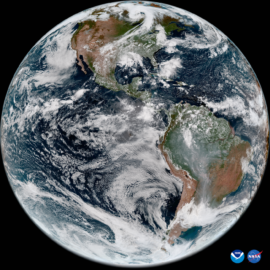 First full disk image from NOAA's GOES-19 satellite.