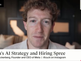 Meta CEO Mark Zuckerberg during a July 15, 2025 interview with The Information.