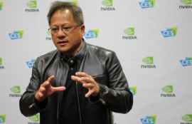 NVIDIA CEO Jensen Huang at CES.