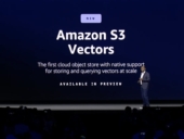 Screenshot from AWS Summit in July 2025 of Amazon S3 Vectors news.