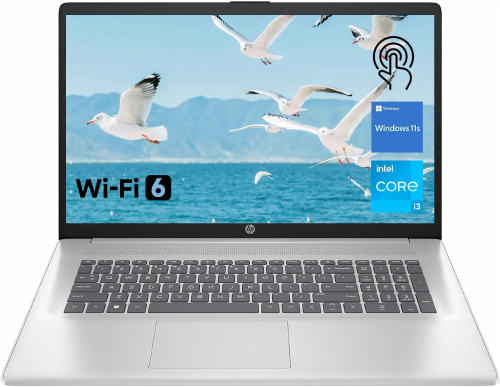 HP Premium 17.3" Touchscreen Laptop.