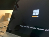 Microsoft Windows update screen