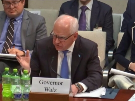 Minnesota Governor Tim Walz sent the National Guard to St. Paul after a cyberattack began on July 25.