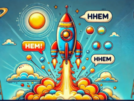 Image generated by AI of a launch of rocket.