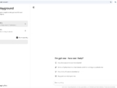 Screenshot of OpenAI's simple playground where developers can try both gpt-oss models in the browser.