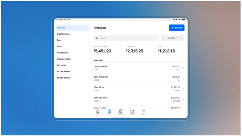 Square Invoicing