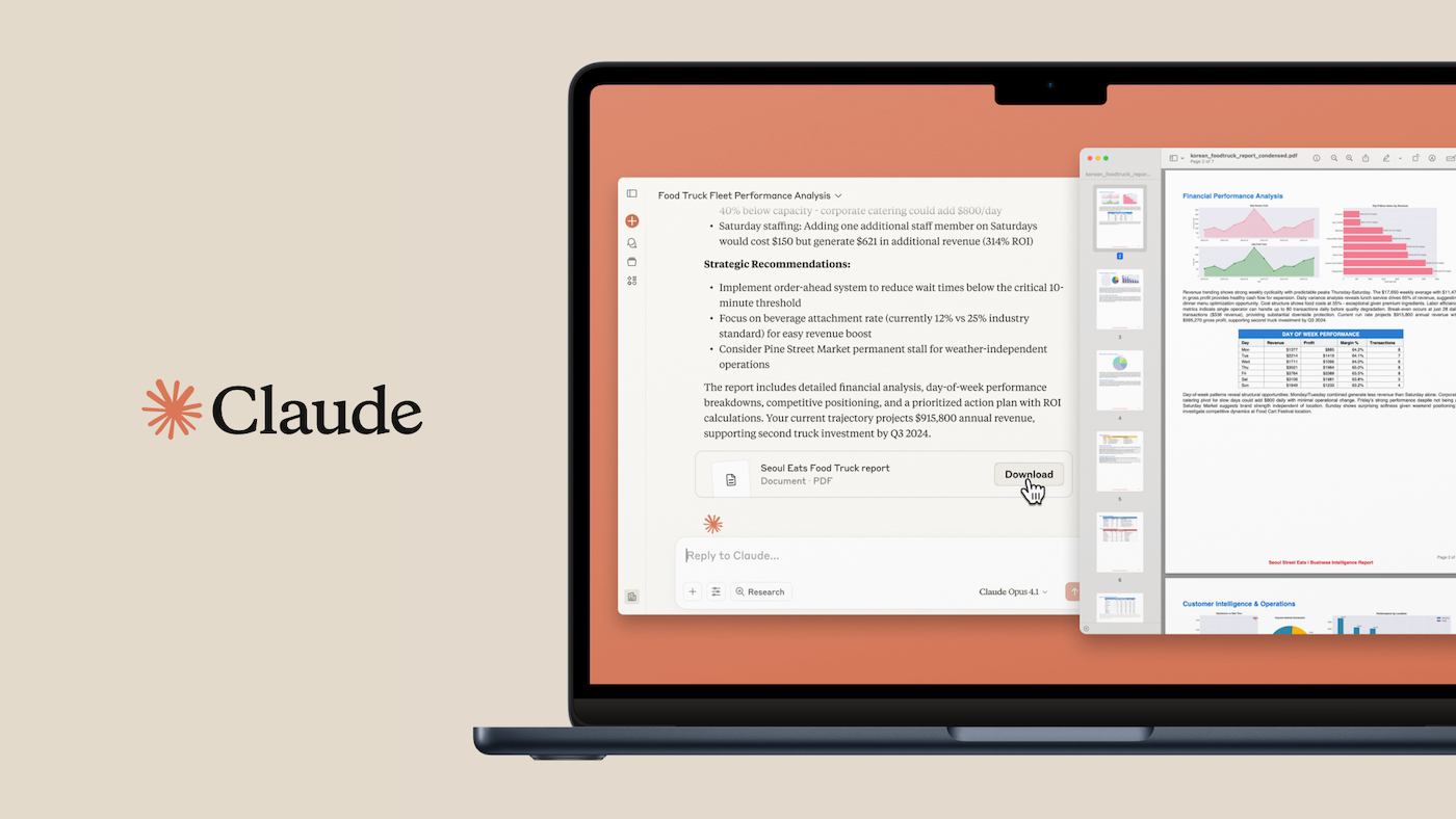 Anthropic’s Claude AI Can Now Create Spreadsheets, Presentations, and More