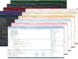 Visual Studio 2026 has Fluent UI and ships with 11 tinted themes.