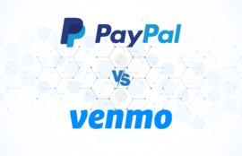 PayPal vs Venmo company logo.