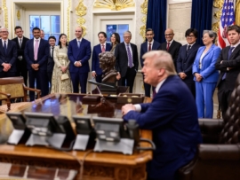 Trump Hosts Zuckerberg, Cook, Altman, More at White House Dinner – Musk Was Absent
