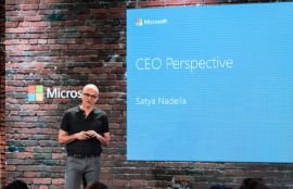 Microsoft Chairman and CEO, Satya Nadella.