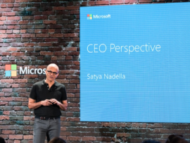 Microsoft Chairman and CEO, Satya Nadella.