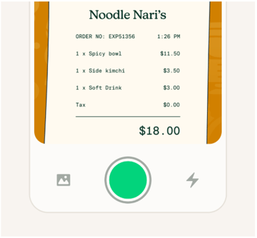 Noodle Nari receipt
