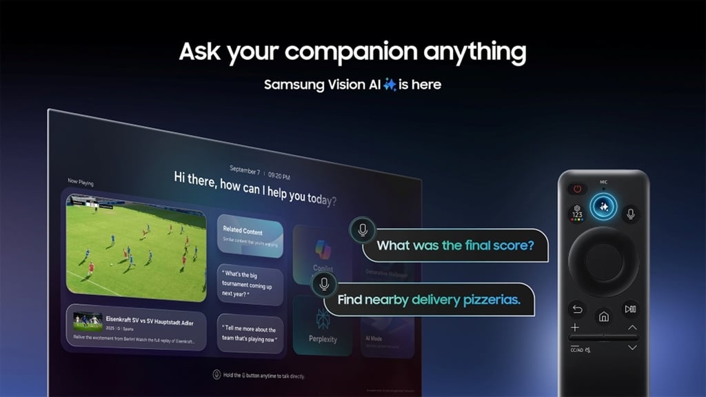 Samsung Vision AI Companion Turns TVs Into Smart Assistants