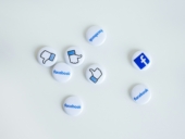 Facebook button pins.