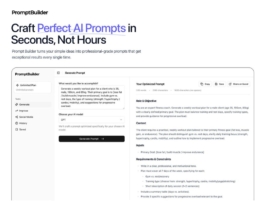 Stop Tweaking Your Prompts — Let PromptBuilder Handle It