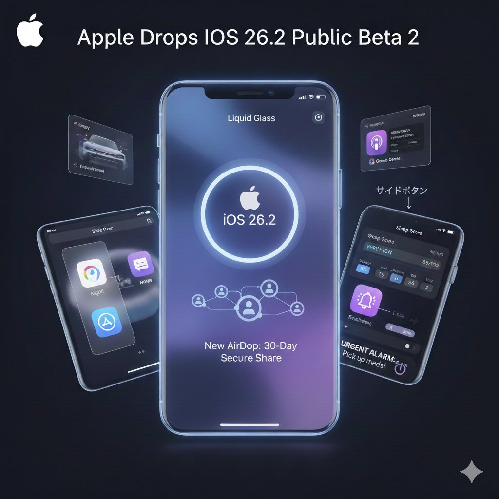 Apple Reveals iOS 26.2 Public Beta 2, Polishing Features and Expanding AirDrop