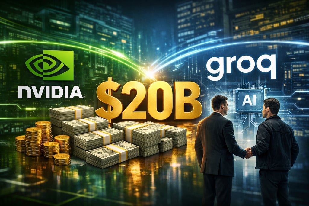 Nvidia Licenses Groq AI Inference Technology in $20B Deal