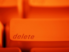 Delete button