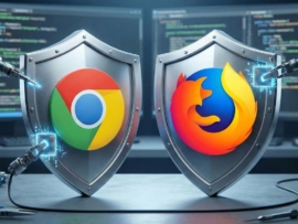Chrome and Firefox browser logos
