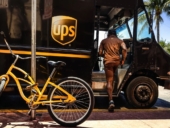 UPS truck and its driver