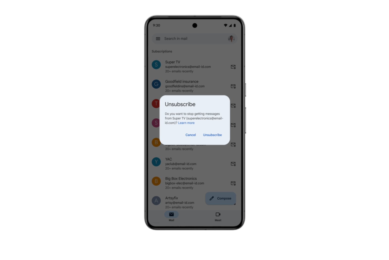 Gmail makes it easy to unsubscribe from unwanted emails right from your inbox, so you can reduce clutter and stay focused on messages that matter.