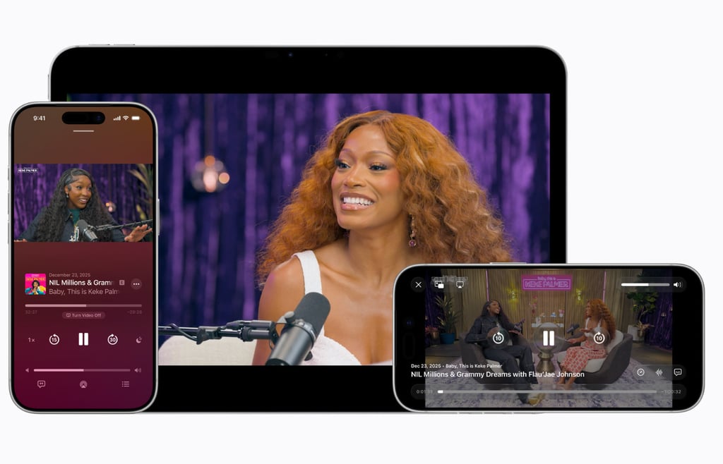 Apple Podcasts Gets Major Video Overhaul to Take on YouTube, Spotify