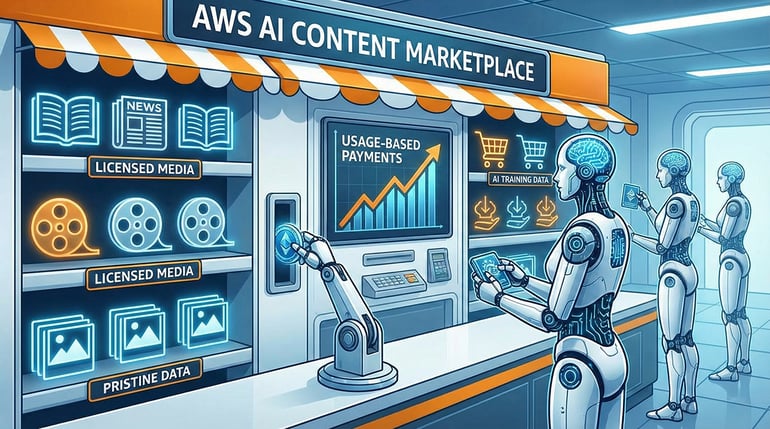 AWS AI content marketplace.