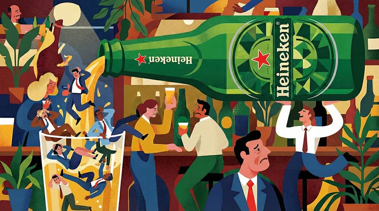 Heineken advertisement.