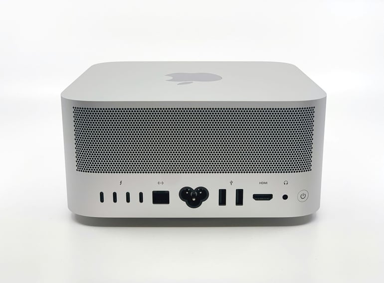 a white rectangular object with a black and silver knob