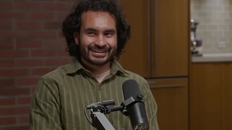 Mrinank Sharma podcast interview.