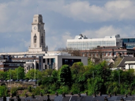 A distant view of Barnsley
